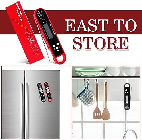 Waterproof digital foldable meat thermometer with magnet — photo 4