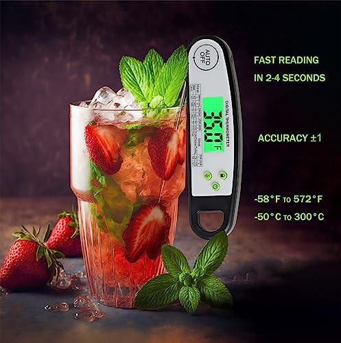 Backlight instant read foldable grill thermometer — photo 4