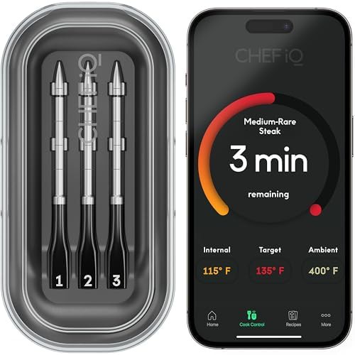 CHEF iQ Sense three probe Bluetooth thermometer