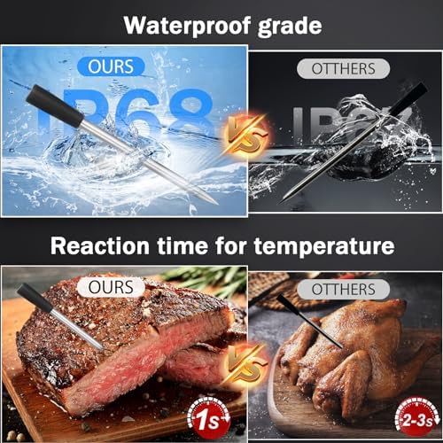 Ceramic probe wireless bluetooth meat thermometer — photo 4