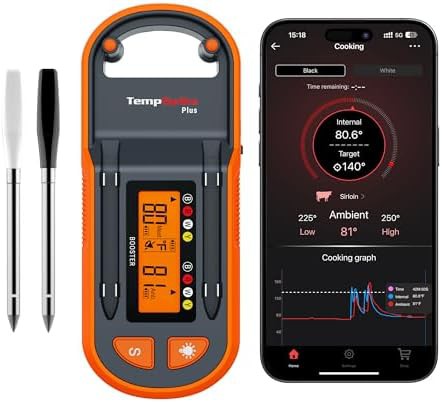TempSpike wireless color-coded waterproof thermometer