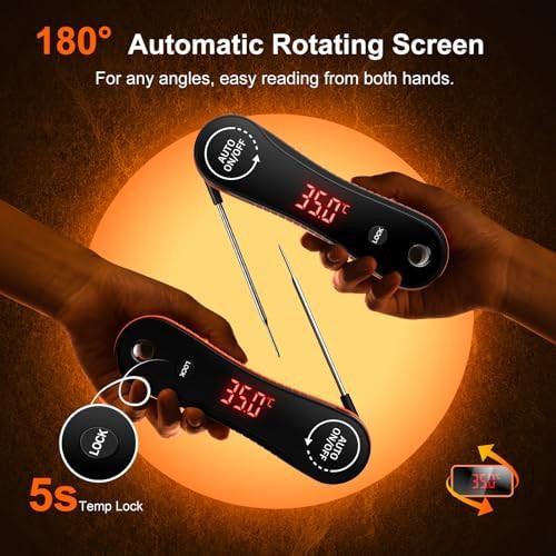 Professional rotating display waterproof instant thermometer — photo 4