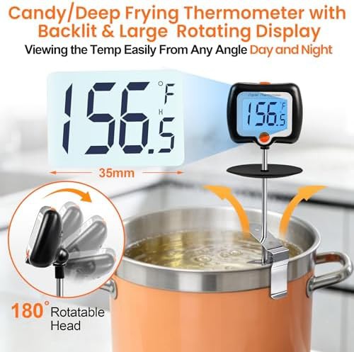 Long Probe Digital Candy Thermometer with Clip — photo 3