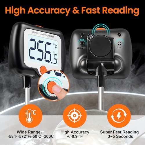 Long Probe Digital Candy Thermometer with Clip — photo 4