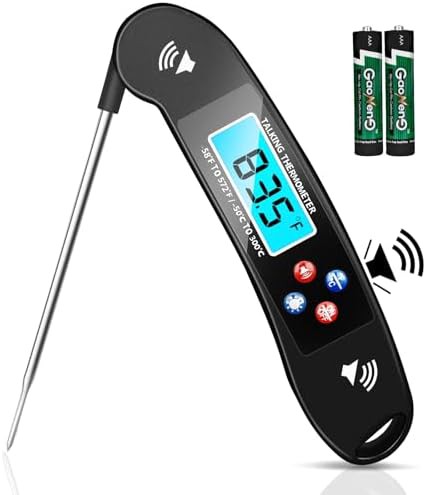 Waterproof Talking Digital Food Thermometer
