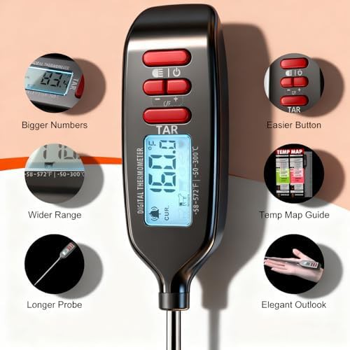 Digital food thermometer with super long probe — photo 4
