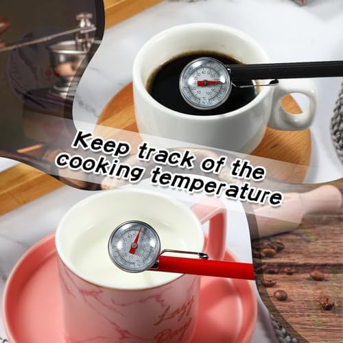 Assorted color six piece stainless steel thermometer — photo 5