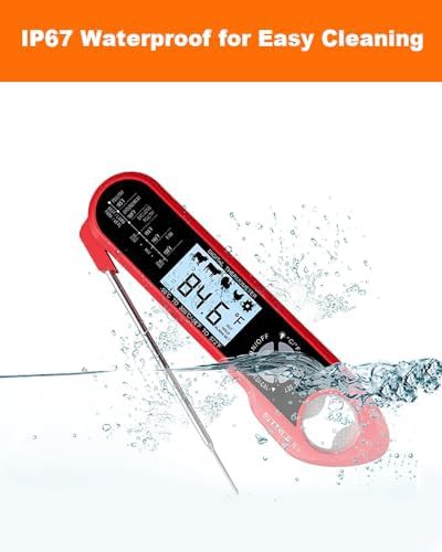 Extended probe folding oven safe thermometer — photo 4