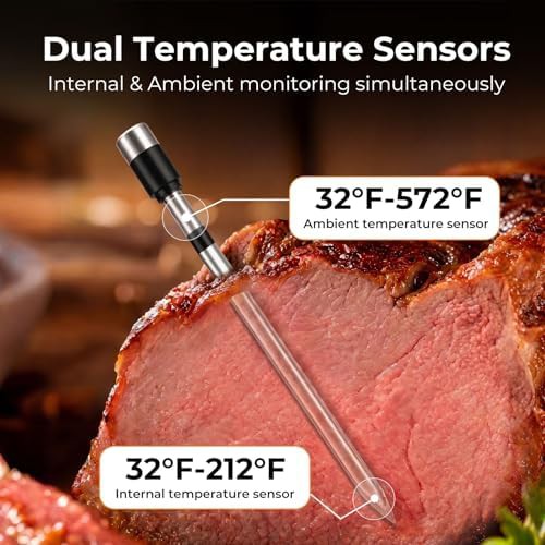 Rechargeable Wireless Smart Meat Thermometer — photo 4