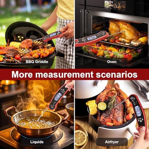 Jujube red digital grill probe thermometer — photo 3