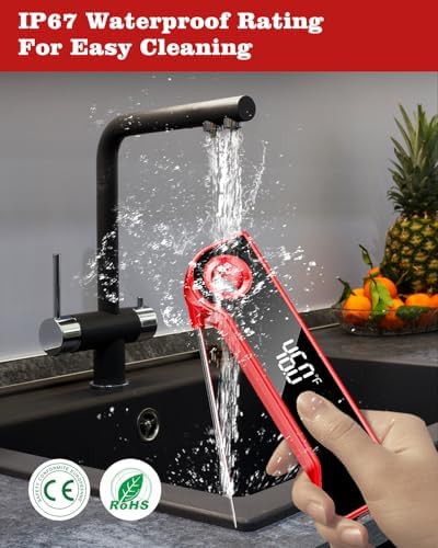 Instant read rotating display food thermometer — photo 5