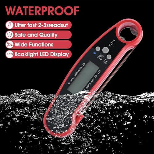 Waterproof backlit instant read food thermometer — photo 3