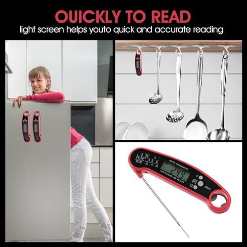 Waterproof backlit instant read food thermometer — photo 5