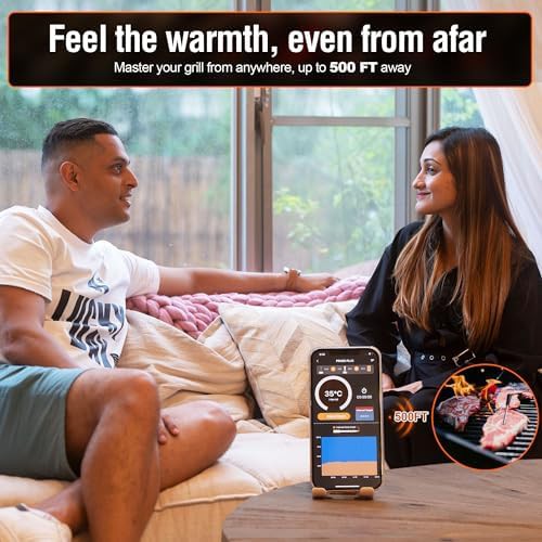 Smart meat thermometer with two probes and booster — photo 4