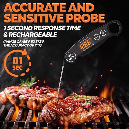 Rechargeable Digital Instant Read Food Thermometer — photo 3