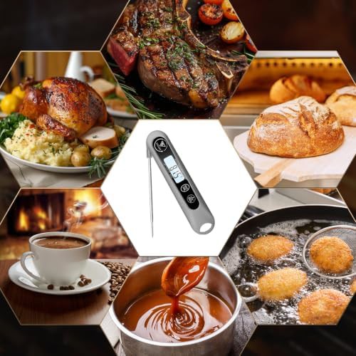Silver Digital Meat Thermometer with Backlight — photo 5