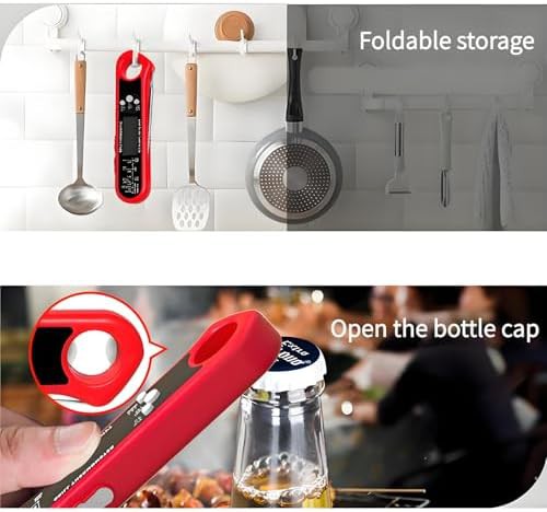 Red Dual Probe Thermometer with Smart Alarm — photo 4
