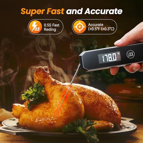 Grey Instant Read Digital Food Thermometer — photo 4