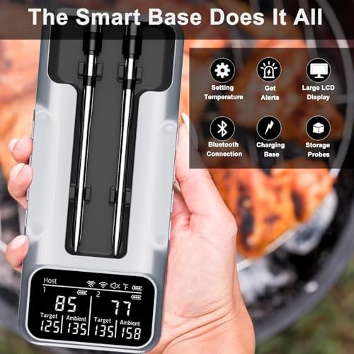 Long range Bluetooth smart grill thermometer — photo 4