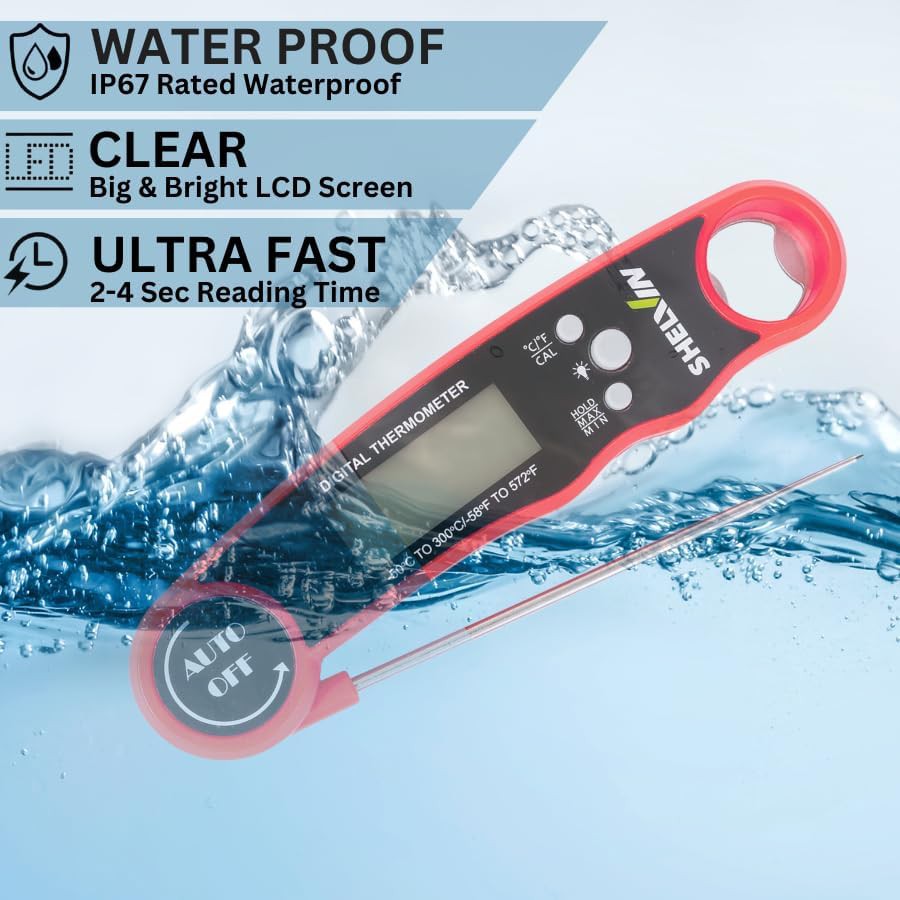 Stainless Steel Instant Read Grill Thermometer — photo 3