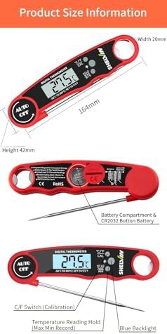 Stainless Steel Instant Read Grill Thermometer — photo 4