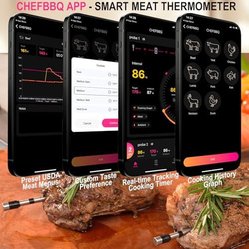 Bluetooth app control oven meat thermometer — photo 3