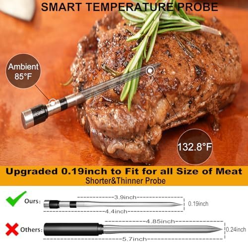 Bluetooth app control oven meat thermometer — photo 4