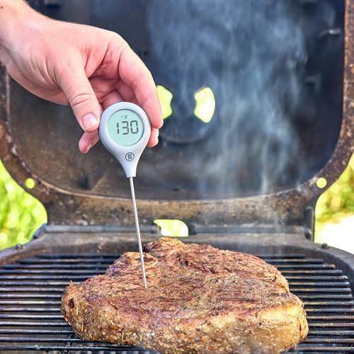 Nautical blue instant read digital thermometer — photo 3