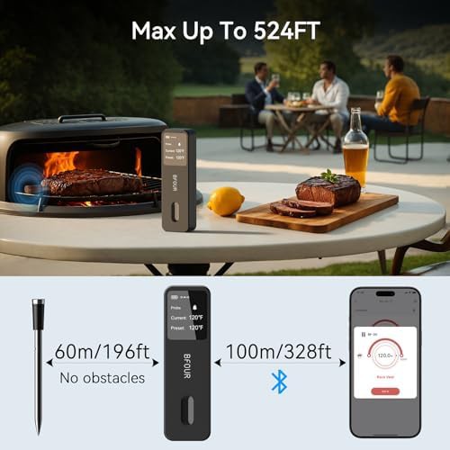 Wireless digital meat thermometer with LCD booster — photo 3