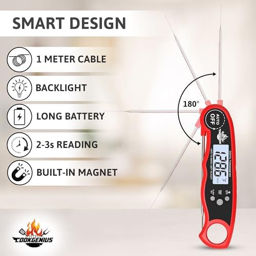 Dual probe digital red meat thermometer — photo 4