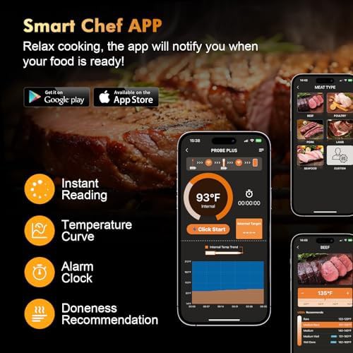 Wireless Bluetooth Smart Meat Probe Thermometer — photo 3