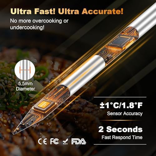 Wireless Bluetooth Smart Meat Probe Thermometer — photo 4