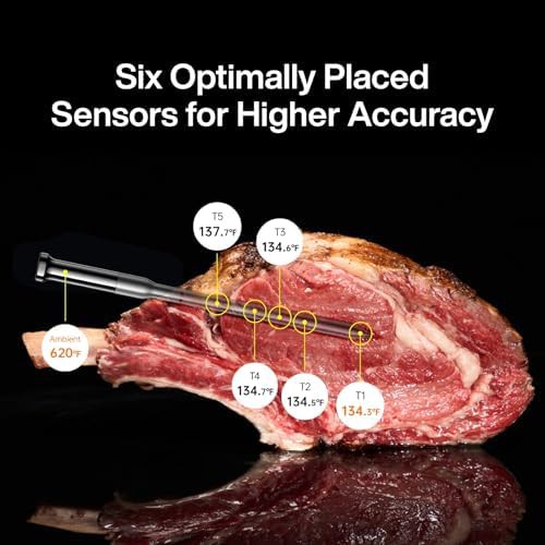 Wireless WiFi thermometer with four slim probes — photo 3