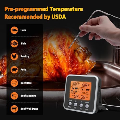 Digital Smoker Thermometer with Backlight — photo 3