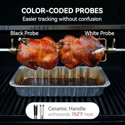 Waterproof dual probe thermometer with smart booster — photo 5