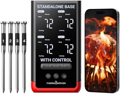 WiFi Wireless Four Probe Smart Thermometer