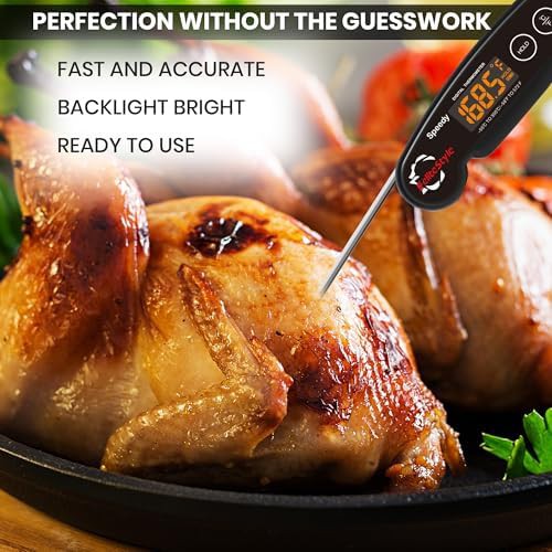 Foldable probe waterproof instant read thermometer — photo 3