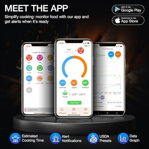 Extended range waterproof bluetooth meat probe — photo 4
