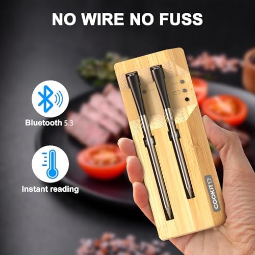Dual probe bluetooth rotisserie thermometer — photo 4