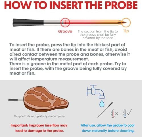 Dual probe bluetooth rotisserie thermometer — photo 5