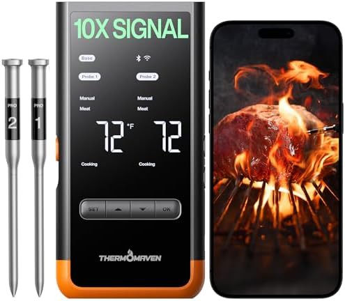 WiFi Dual Probe Wireless Grill Thermometer