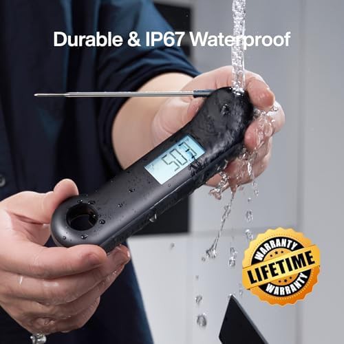 Black and Gray Fast Response Waterproof Thermometer — photo 5