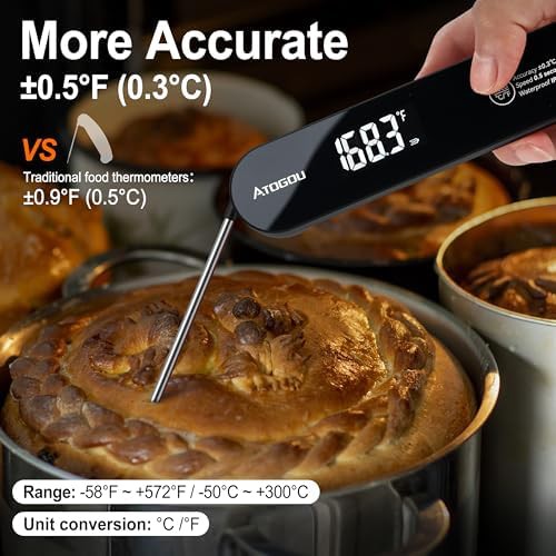 Black Waterproof Thermocouple Food Thermometer — photo 3