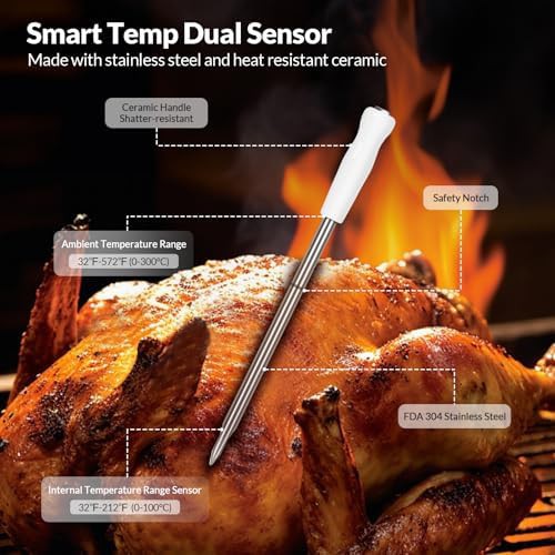 Smart base wireless bluetooth food thermometer — photo 4