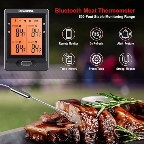 Multi probe bluetooth digital smoker thermometer — photo 4