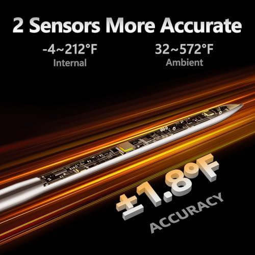 Ultra-thin Wireless Bluetooth Oven Thermometer — photo 3
