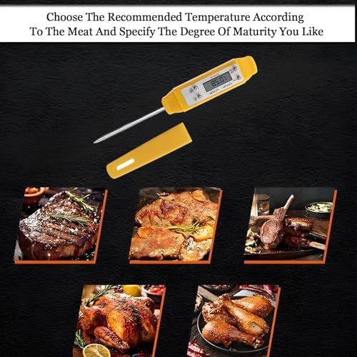 Yellow pen style electronic pocket thermometer — photo 4