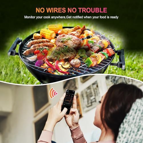 Wireless Dual Sensor Remote Monitoring Thermometer — photo 4