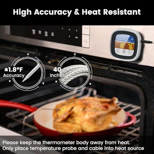 Talking digital touchscreen meat thermometer — photo 4
