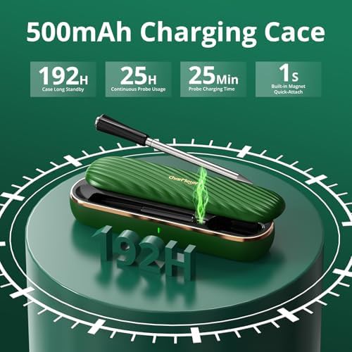 Black wireless bluetooth 500ft probe thermometer — photo 5